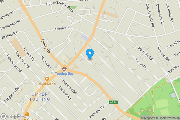Map location for Flat 3, 17 Louisville Road, Tooting Bec, London, SW17 8RL