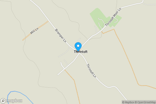 Map location for Land to the rear of New Inn, Regional Route 71, Thrintoft, Northallerton, North Yorkshire DL7 0PW