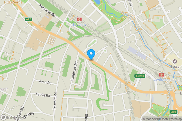 Map location for Flat 24 Grover Court, Loampit Hill, London, SE13 7ST