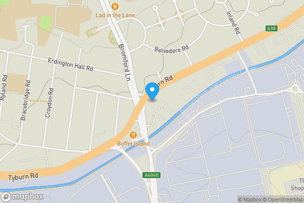 Map location for 144 Bromford Lane, Erdington, West Midlands, B24 8DE