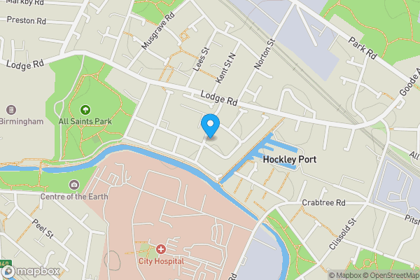 Map location for 22 The Moorings, Birmingham, West Midlands, B18 5SP