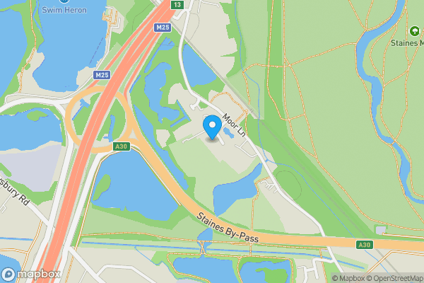 Map location for Land at, Berkeley Close, STAINES-UPON-THAMES, Middlesex, TW19 6ED