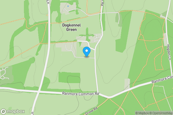 Map location for Land to the north west of Limekiln Farm, Ranmore Common, Dorking, Surrey, RH5 6SS