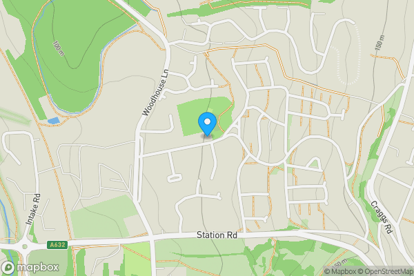 Map location for 39a Houfton Road Bolsover, Chesterfield, Derbyshire, S44 6BW