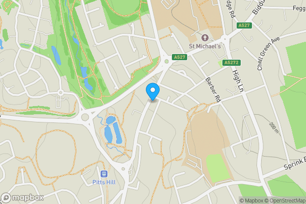 Map location for 100 St. Michaels Road, Stoke-on-Trent, Staffordshire, ST6 6LG