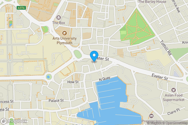 Map location for Moon Street, Plymouth, Devon, PL4 0AL