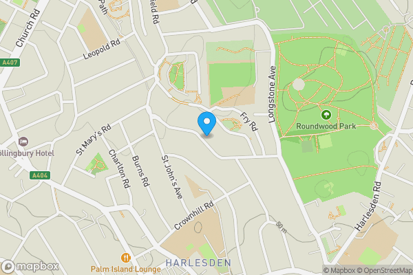 Map location for 79a Drayton Road, Willesden, London, NW10 4DG