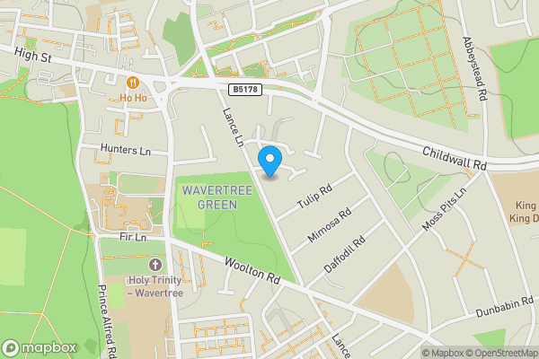 Map location for 11 Lance Lane, LIVERPOOL, Merseyside, L15 6TS