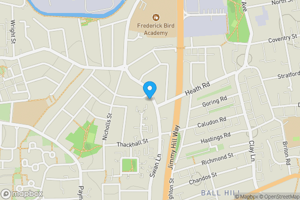 Map location for 225 Swan Lane, Coventry, Warwickshire CV2 4GE
