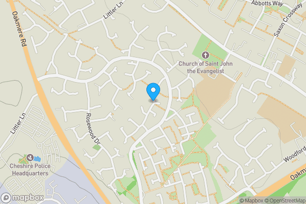 Map location for Cambridge Avenue, Winsford, Cheshire, CW7 2LL