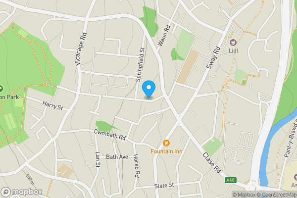 Map location for Pleasant Street, Morriston, Swansea, West Glamorgan, SA6 6HJ