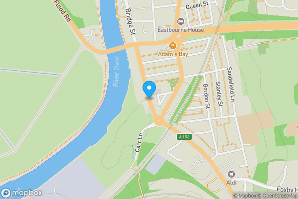 Map location for Residential Development Site, Lea Road, Gainsborough, DN21 1LH