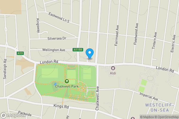 Map location for 765 London Road, Westcliff-on-Sea, Essex, SS0 9SU