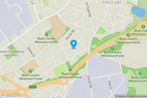 Map location for Garden Walk, Bilston, West Midlands, WV14 7HU