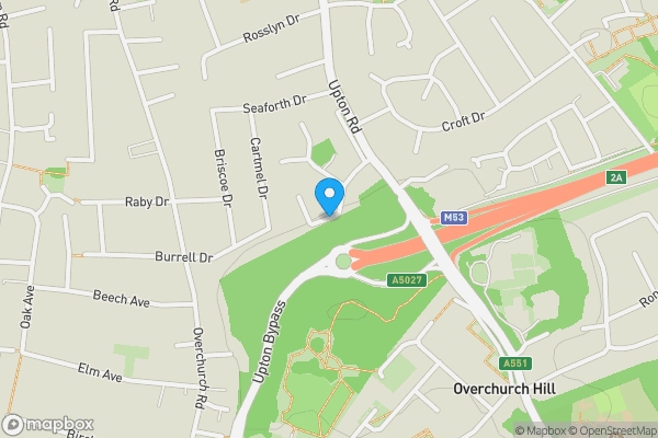 Map location for Land Adjacent To Paulsfield Drive, Wirral, Merseyside, CH46 0UA