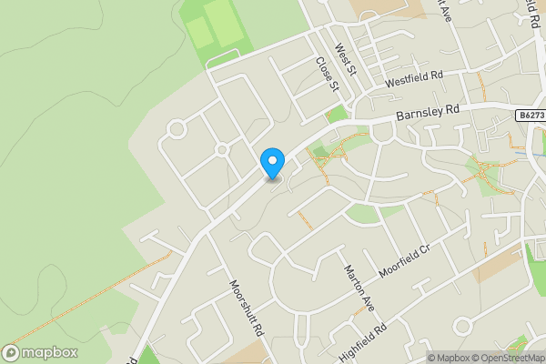Map location for 20 James Court, Hemsworth, Pontefract, West Yorkshire, WF9 4NZ