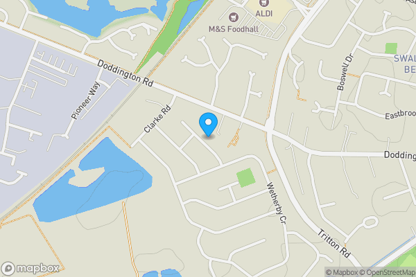 Map location for 39 Buttery Close, Lincoln, LN6 8SL