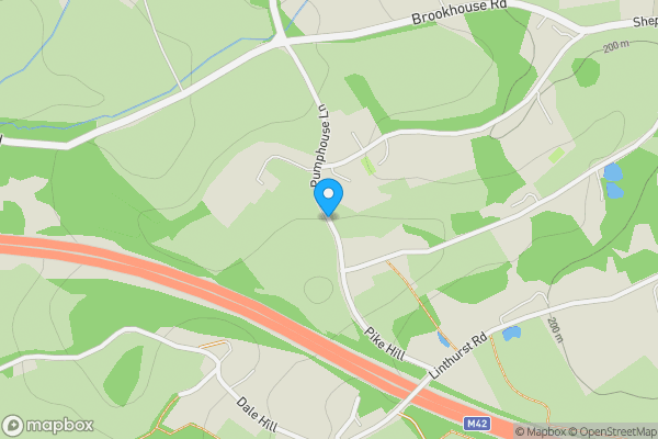 Map location for Dalecross, Land at Pumphouse Lane, Bromsgrove, Worcestershire, B60 1QQ