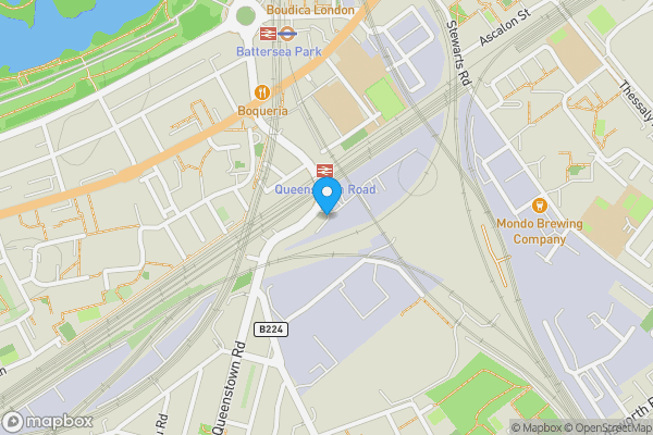 Map location for 2 Ingate Place, Battersea, London SW8 3NS