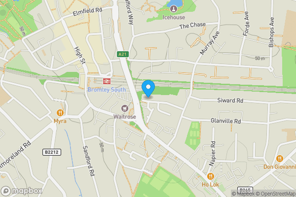 Map location for 28C Langdon Road, Bromley, BR2 9JS