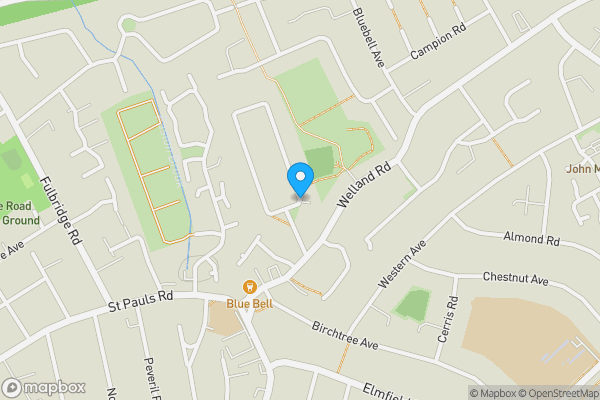 Map location for Welland Close, Peterborough, Cambridgeshire, PE1 3SD