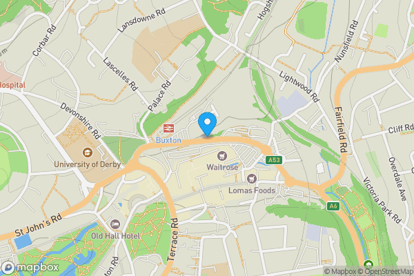 Map location for 37 Devonshire Place, Station Road, Buxton, Derbyshire, SK17 6GP