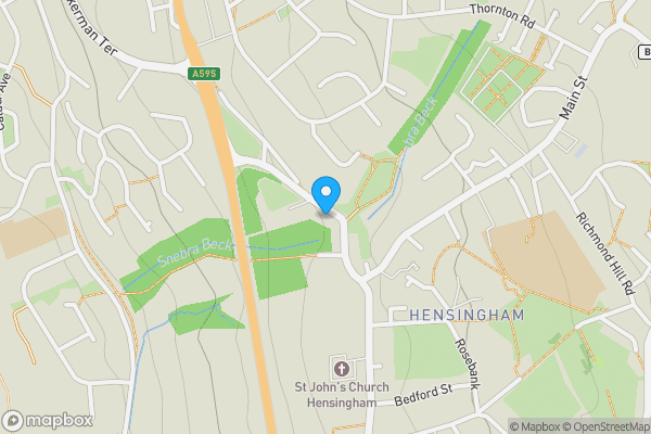 Map location for 15 Ribton Moorside, Hensingham, Whitehaven, Cumbria CA28 8PU