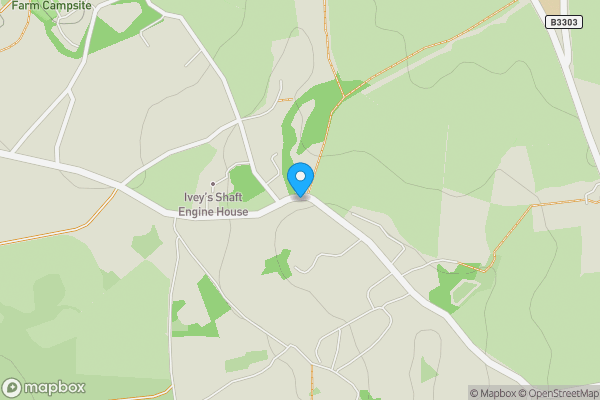 Map location for Poldown, Helston, Cornwall, TR13 9NN