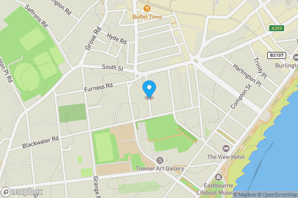 Map location for Garages at Vernon Lodge, Spencer Road, Eastbourne, East Sussex, BN21 4PA