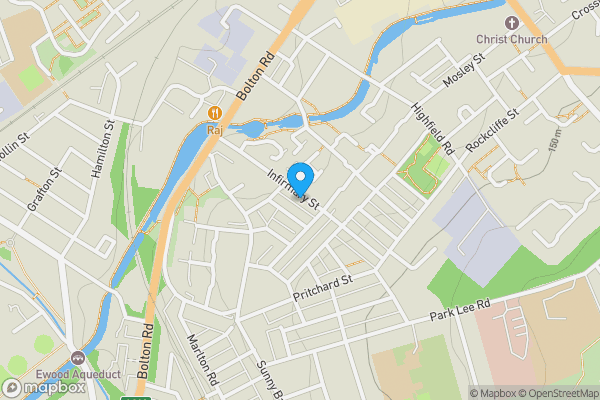 Map location for 86 Infirmary Street, Blackburn BB2 3RP