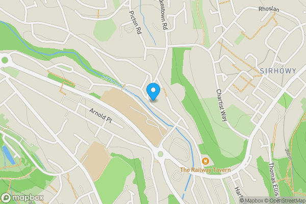 Map location for 1 Mydriam Place, Tredegar, Gwent, NP22 4QN