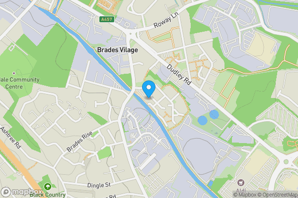Map location for 1 The Moorings, Oldbury, West Midlands, B69 2DD