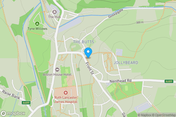 Map location for Crown Hotel, Front Street, Alston, Cumbria, CA9 3HR