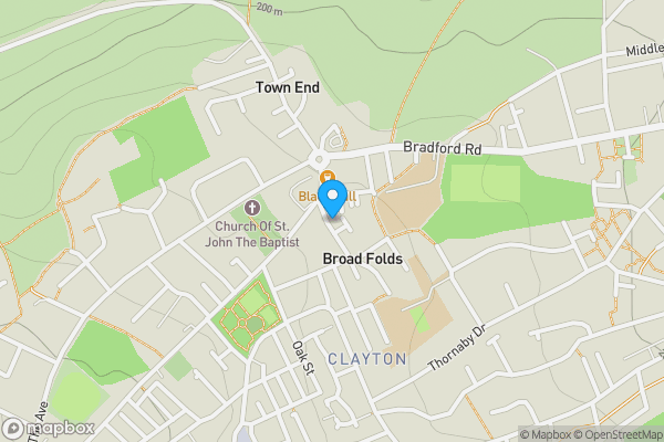 Map location for 37, Green End Clayton, Bradford, BD14 6BA