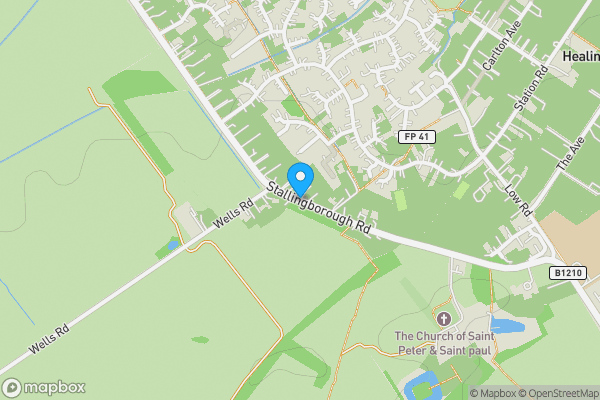 Map location for Land Off Stallingborough Road, Grimsby, South Humberside, DN41 7QF