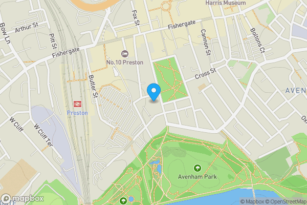 Map location for Apartment 1, 22 Winckley Square, Preston, Lancashire PR1 3JJ