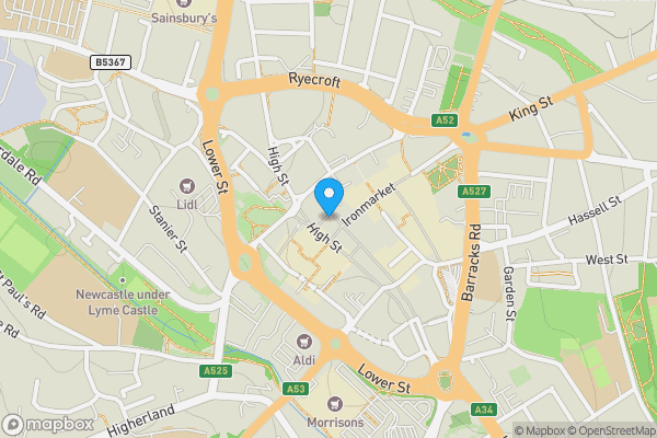 Map location for 7 Lad Lane, Newcastle, Staffordshire ST5 1RE