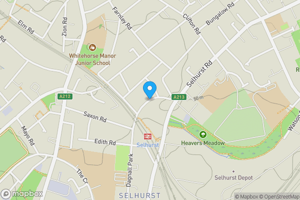 Map location for Lock up premises and land, Dagnall Park, Selhurst, London, SE25 6NS