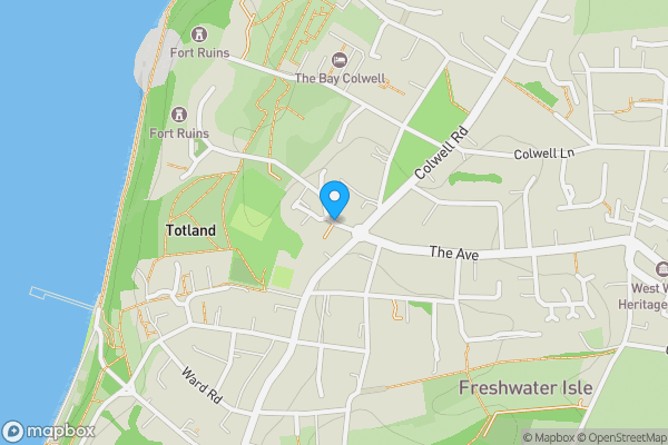 Map location for 5 Hurst Point View, Totland Bay, Isle Of Wight, PO39 0AZ