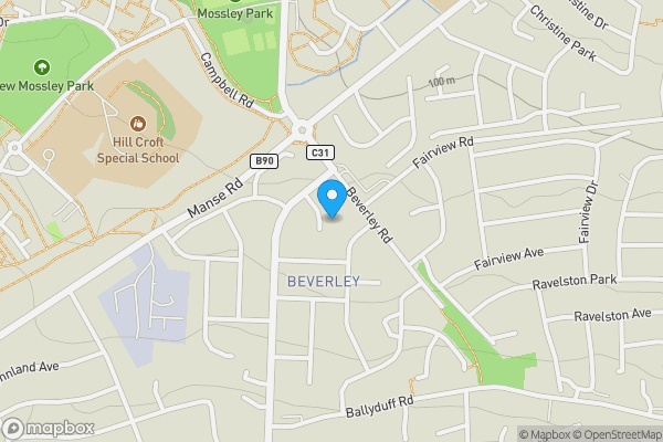 Map location for 8, Waverley Crescent, Newtownabbey, County Antrim, BT36 6NU