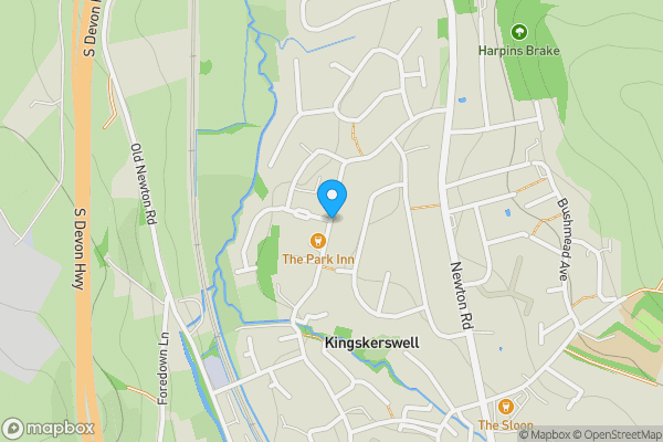 Map location for Coles Lane, Newton Abbot, Devon, TQ12 5BQ