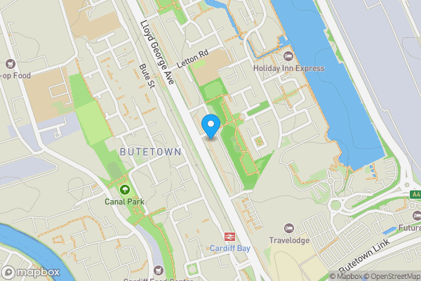 Map location for 73 Aprilia House Ffordd Garthorne, Cardiff, CF10 4DL