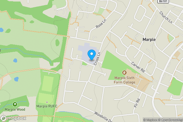 Map location for Apple Tree House, 96 Cross Lane, Marple, Stockport, SK6