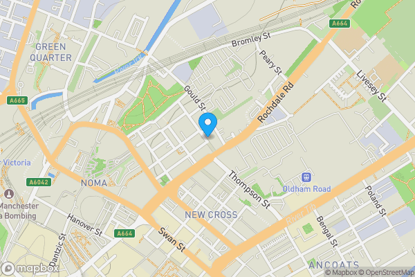 Map location for Apartment 307, 6 Ludgate Hill, Manchester, M4 4BW