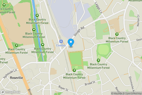 Map location for 91 Gough Road, Wolverhampton, WV14 8XP