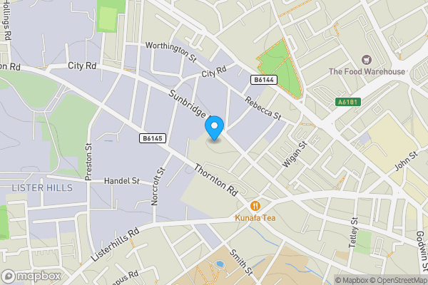 Map location for Flat 903 Colonnade House, 201 Sunbridge Road, Bradford, West Yorkshire, BD1 2BE