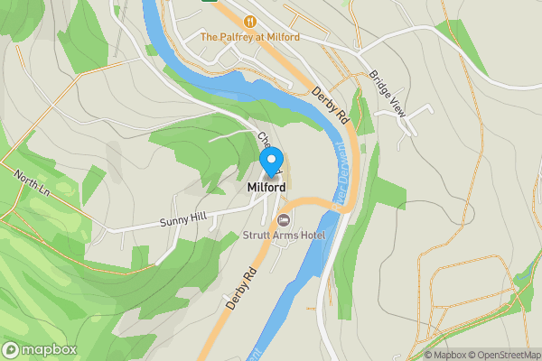 Map location for 11 Chevin Road, Belper DE56 2UW
