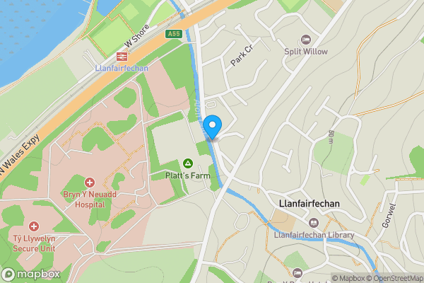 Map location for  Highbury, 12 Station Road, Llanfairfechan, LL33 0AL