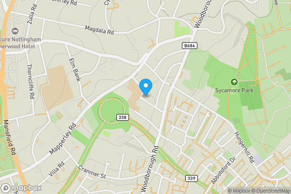 Map location for 17 Park Avenue, Nottingham, NG3 4JS