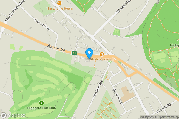 Map location for 24 Whittington Court, Alymer Road,  East Finchley, London N2 0BT